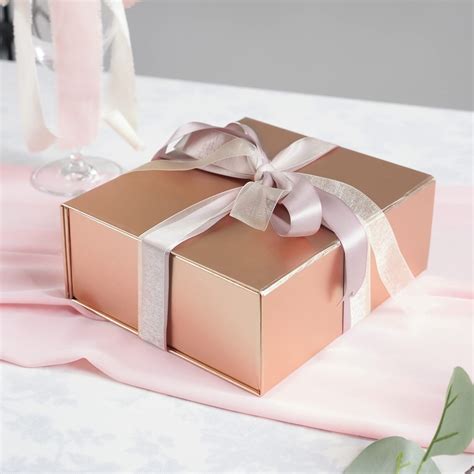 rose gold gift box